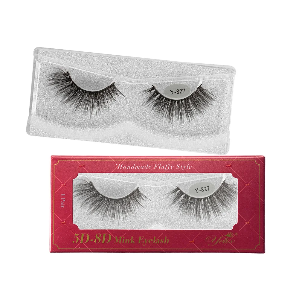 

Custom Label 5D False Eyelashes Factory Manufacturer Indonesia Premium Mink Lashes, Natural black