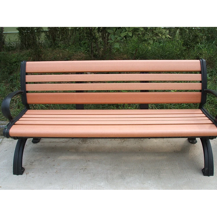 wooden long bench chair