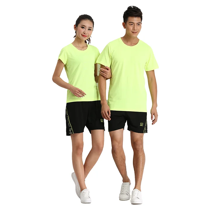 

2021 Women'S Casual Brand Gym Plain Printed Sportswear Joker Men's T-Shirts Couples t-shirts, White,red,blue,fluorescent green