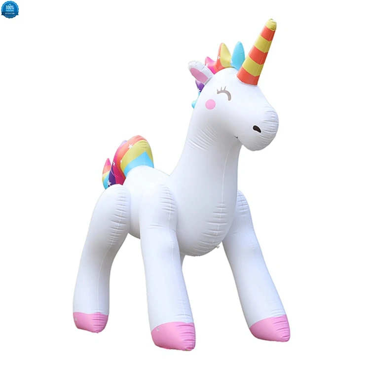 

summer outdoor splash animal toys water sprinkler games yard inflatable unicorn magic water toys, Can be customized
