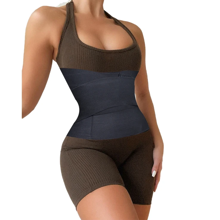 

Promotion plus size underwear elastic waist trainerplastic trainer trainerextendable belt slimming, Black