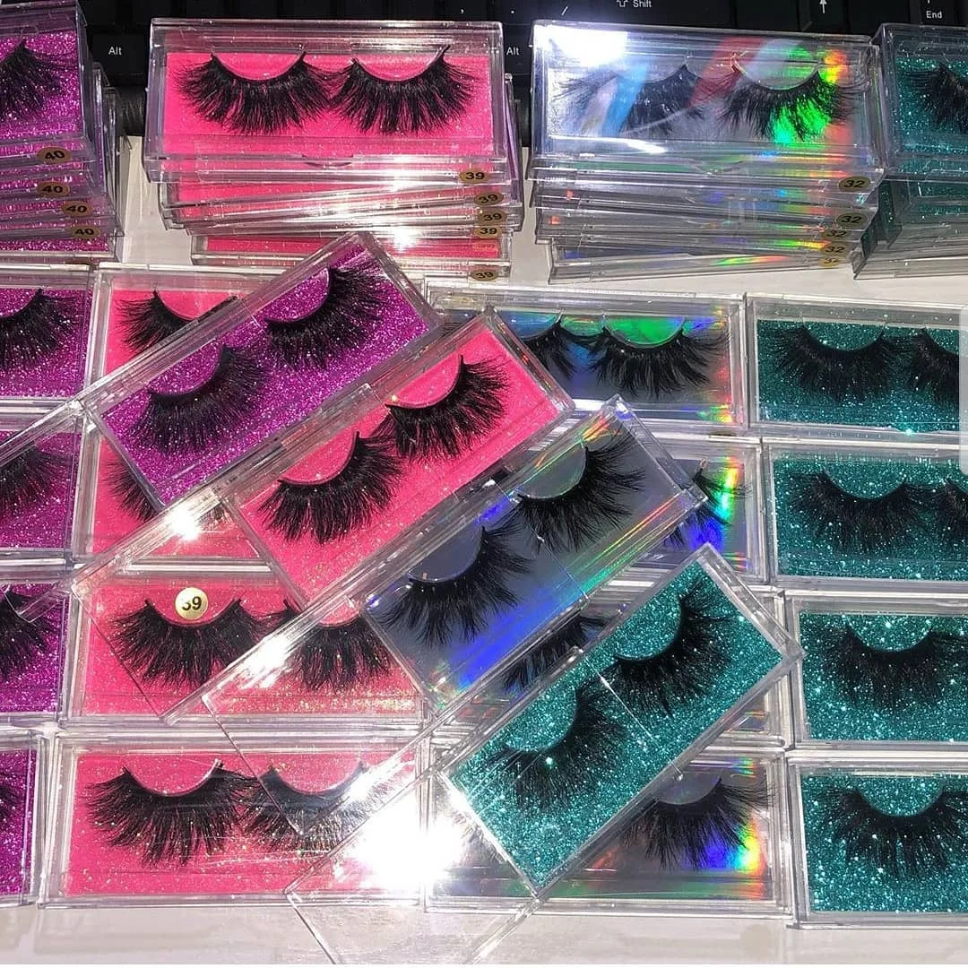 

wholesale best quality real mink eyelashes free shipping lahes 4d mink and 5D 25mm mink eyelashes, Natural black