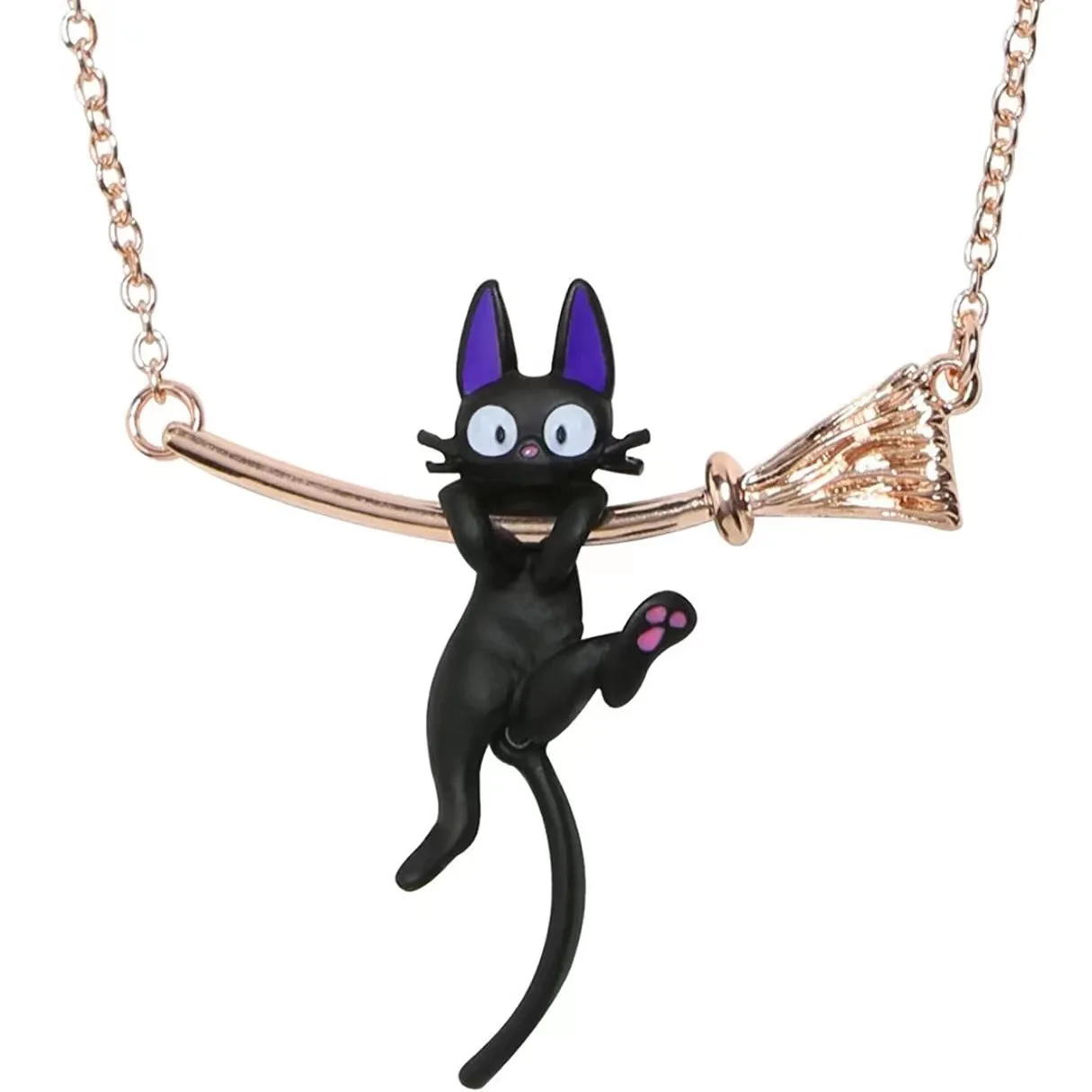 Japan Anime Black Cat Pendant Necklace Popular