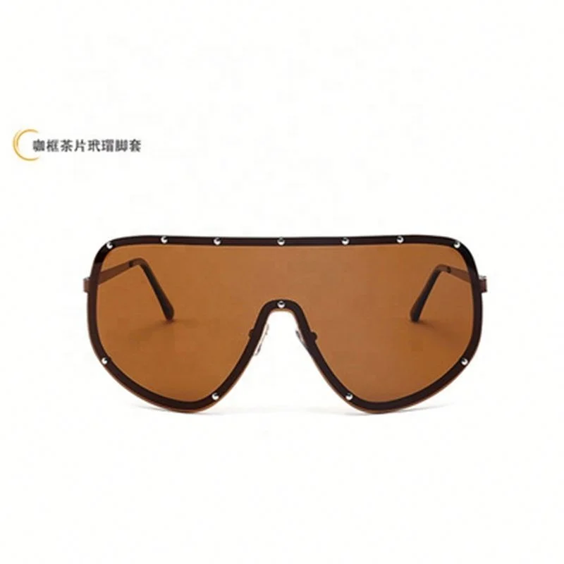 

Fashion Polarized Rivet Oversized Sunglasses in Stock, 8 colors