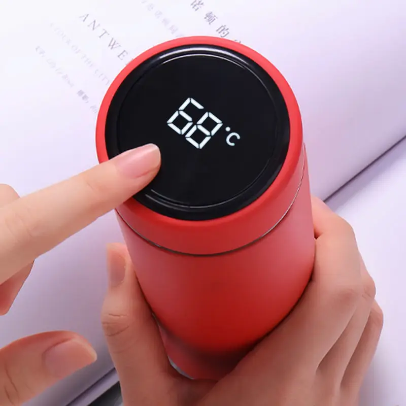 

High-quality high-end smart business thermos stainless steel portable water cup