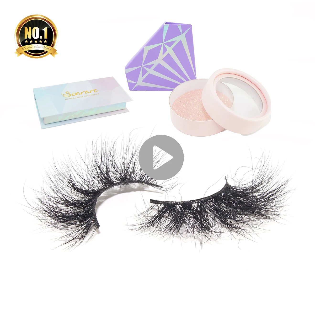 

wholesale 3D mink lashes packaging box private label custom false eyelashes packaging fluffy 25mm real mink eyelash vendors, Black