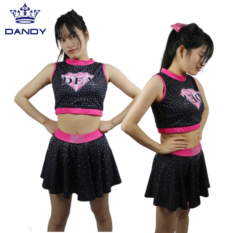 Wholesale Kids Cheerleading Uniforms Cheerleader Outfit Sublimation
