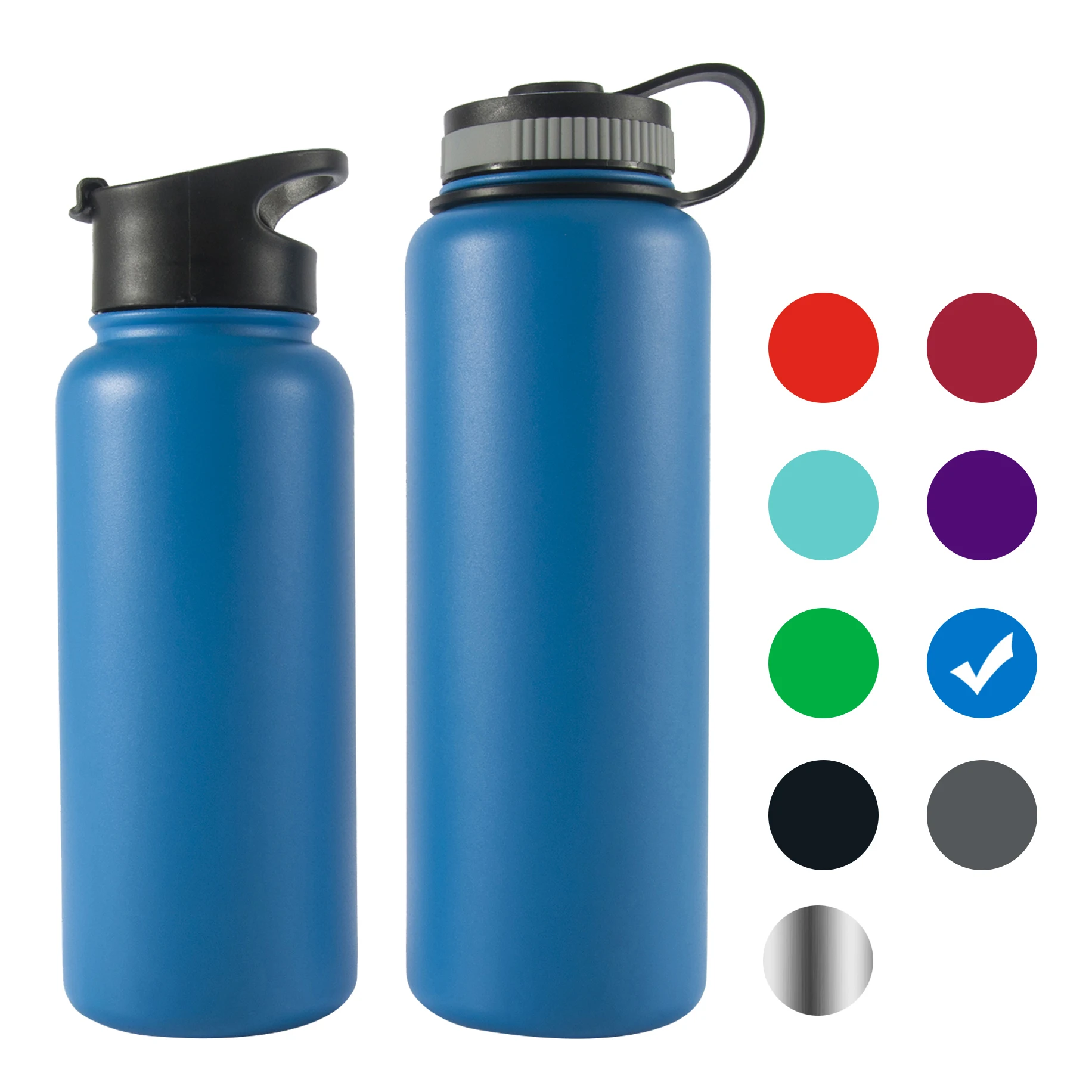 

Everich Design Water Bottle 500ml Stainless Steel Insulated Flask Transparent Custom BPA Free Thermos Leakproof Private Label, Pantone color
