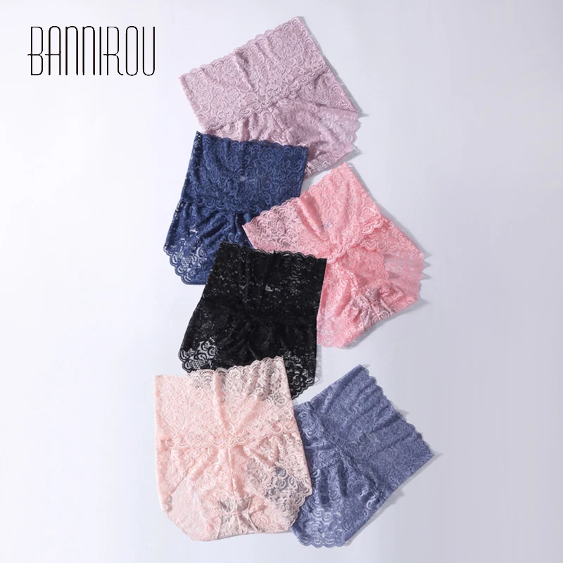 

High Rise Briefs For Woman Sexy Lace Panties Soft High Quality Female Underwear New Sale M-XXL 6 Colors, Black,dark blue,dark pink,light yellow,pink,grey