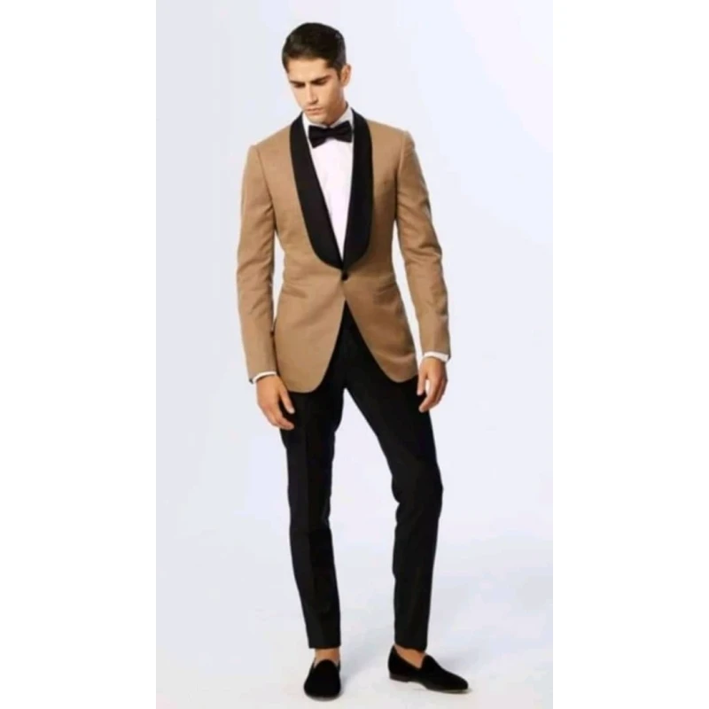 

Wholesale 2 Pieces Men Suits Jacket Pant design Formal Wedding Prom Business Suits Set for Man, Same as picture/custom made