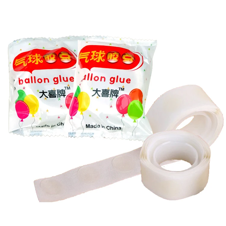 

100 Points Balloon Attachment Glue Dot Attach Balloons To Ceiling or Wall Balloon Stickers Birthday Party Wedding Decoration Sup
