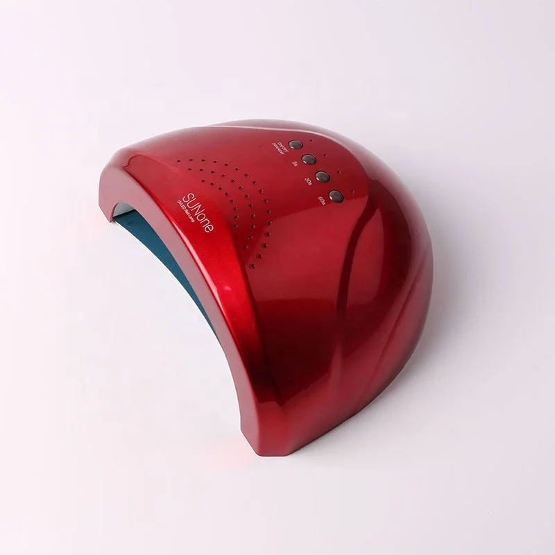 

Top Quality Rainbow Color Red SUN one UV LED Nail Lamp 48W Nail Dryer Timer Lamp For Gel Polish