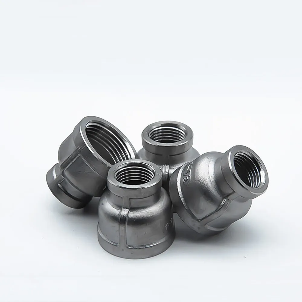 

1Pc 1/8"1/4"3/8"1/2" 3/4" 1" 1-1/4" 1-1/2"Double Female BSP Threaded Reducer 304 Stainless Steel Pipe Plumbing Fitting Connector