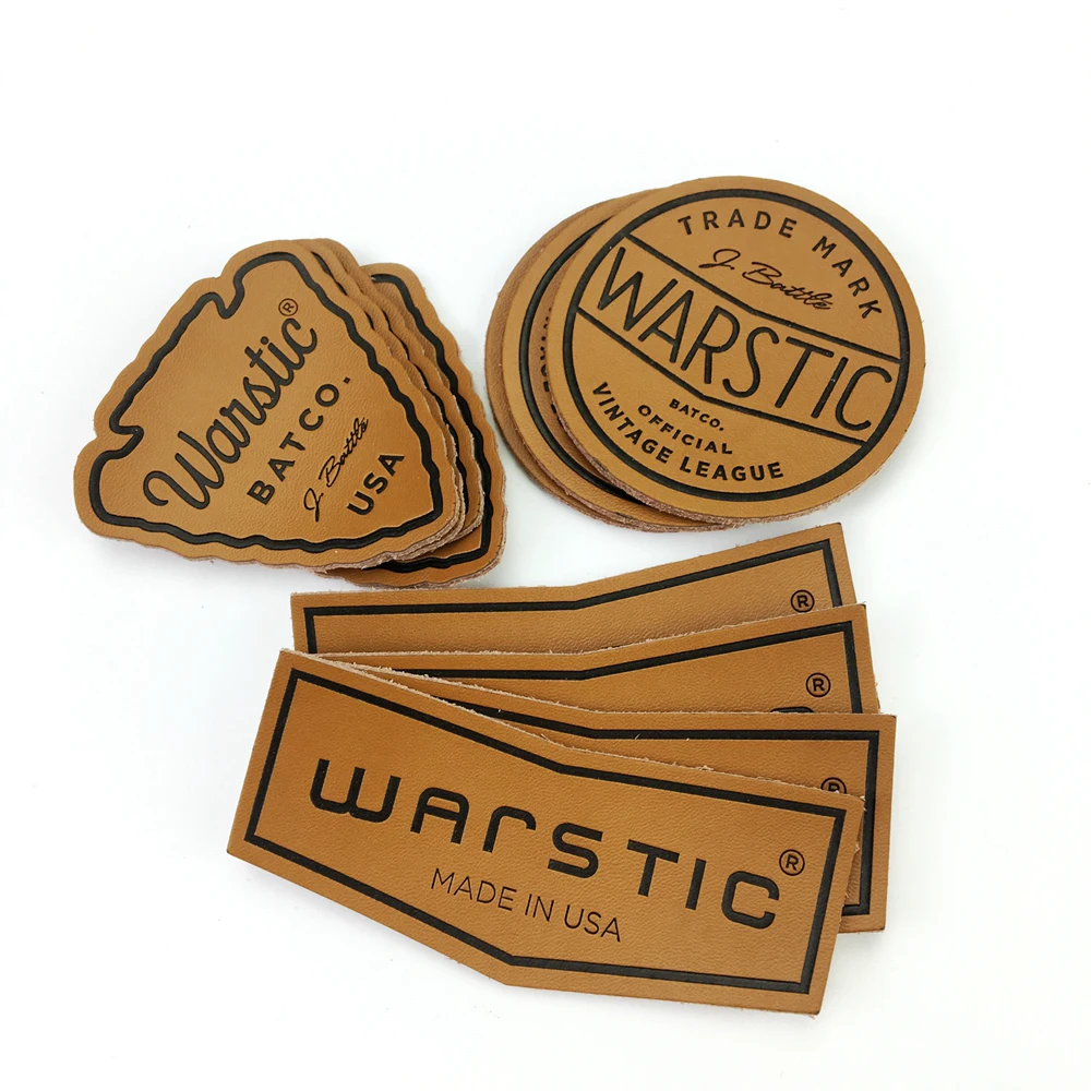 

China Supplier 3D Custom PVC Silicone PU Heat Press Leather Patch