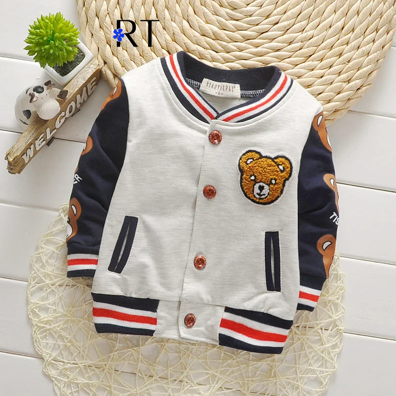 

Spring Autumn Baby Outwear Boys Coat Children Clothes Kids Baseball Infant Sweatershirt Toddler Fashion Jacket, Picture