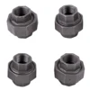 3/4 Inch Union Joint Using Industrial Malleable Cast Iron Connector Fitting Pipe Union for Building Tables Custom Furniture