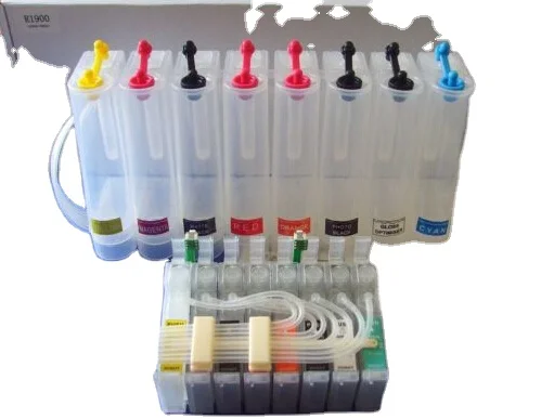 

with Auto Reset chip Continuous Ink Supply System For EPS R1900 Photo R1900 CISS CIS Empty printer parts factory