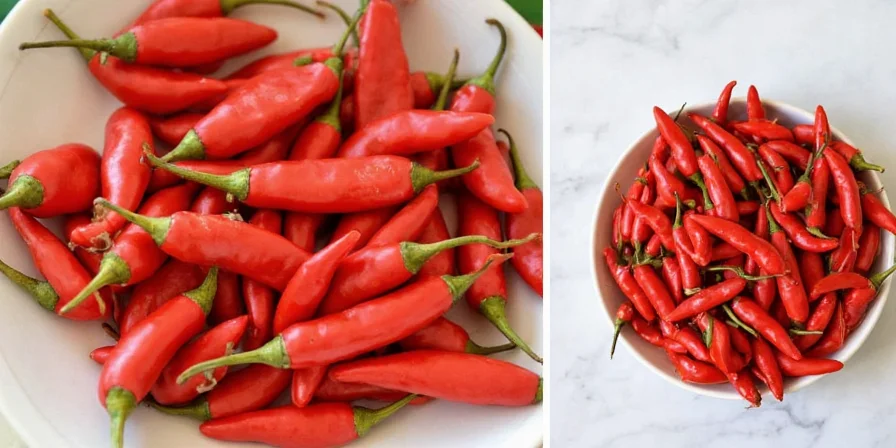 Drying chili peppers in the sun and oven
