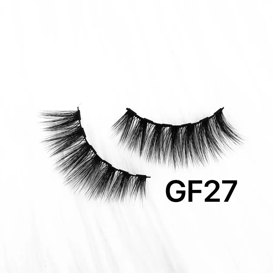 

202 1New styles top quality magnets powerful eye lashes silk false magnetic eyelashe, Black