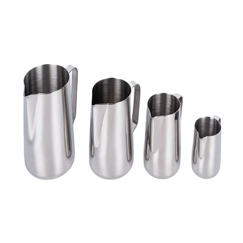 

350ml 600ml 900ml professional barista milk jugs and latte art milk pitchers