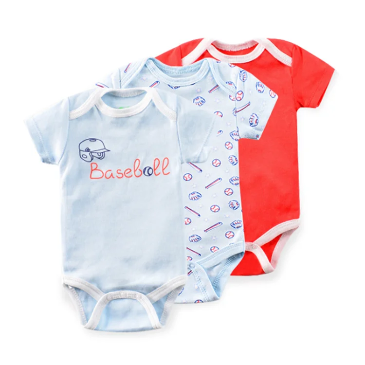 

New style baby romper set for baby 100% cotton bodysuit 3pcs/set, Picture