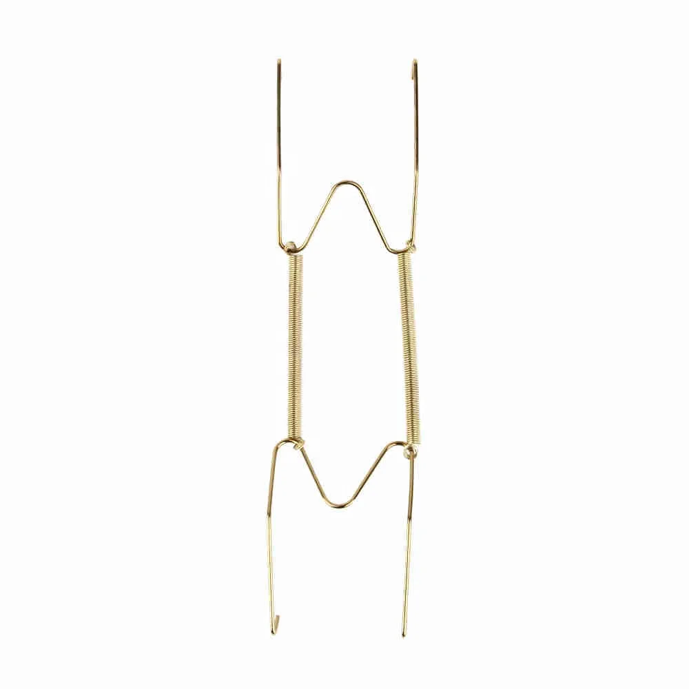

Wall Display Plates Hanger W Type Dish Spring Holder Hook Home Decor New