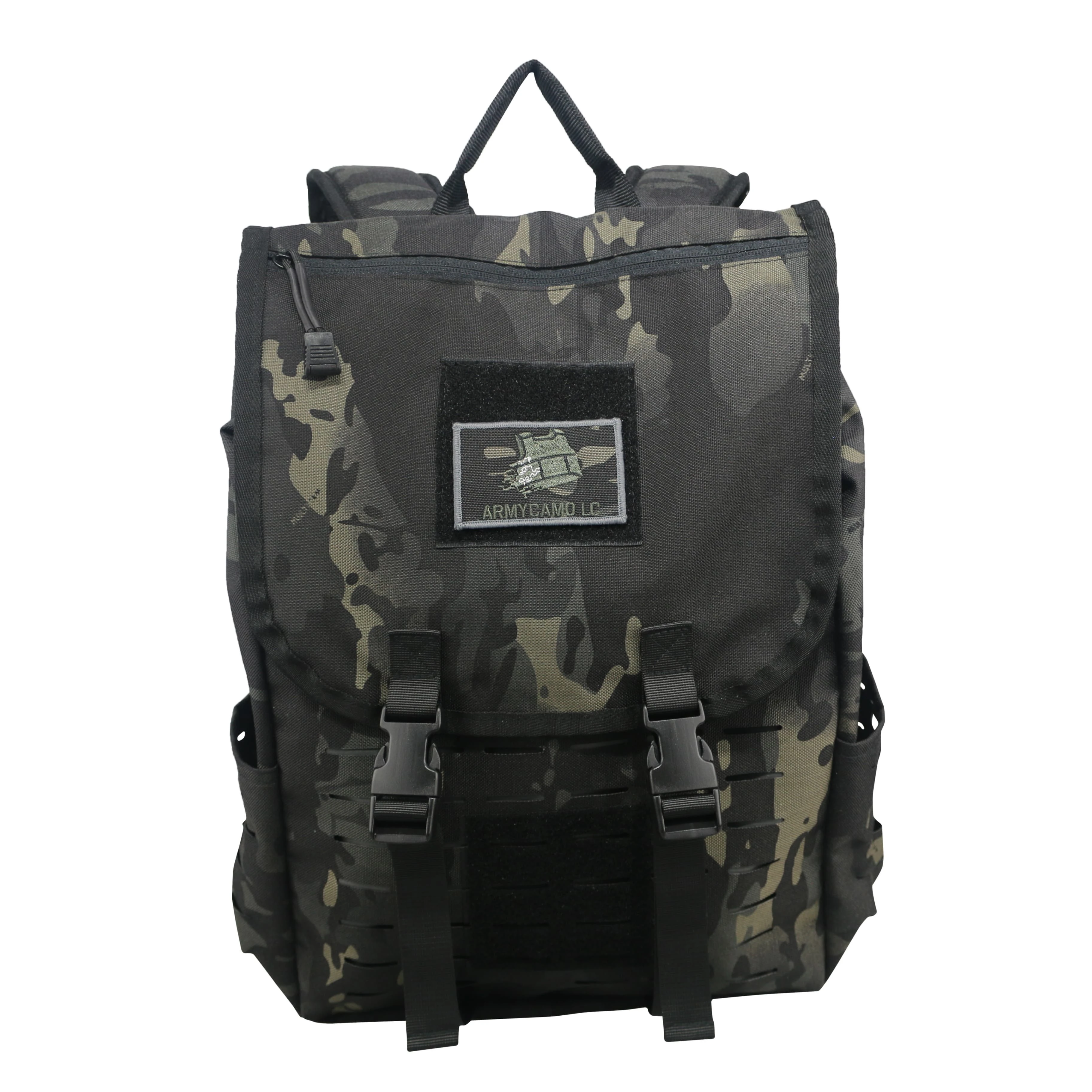 

Wholesale Custom Unisex Rolltop Sport Backpack Travel Business Laptop Bag Sports Hunting Military Molle Tactical Assault Bag