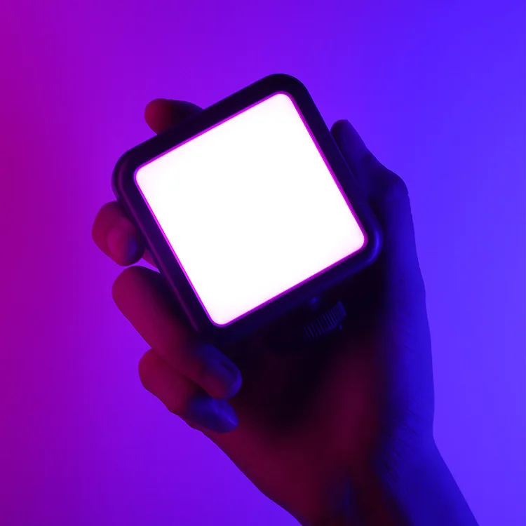 

VL49 RGB Pocket LED Video Light Photography Dimmable CRI95+ for Selfie Living Streaming Vlogging