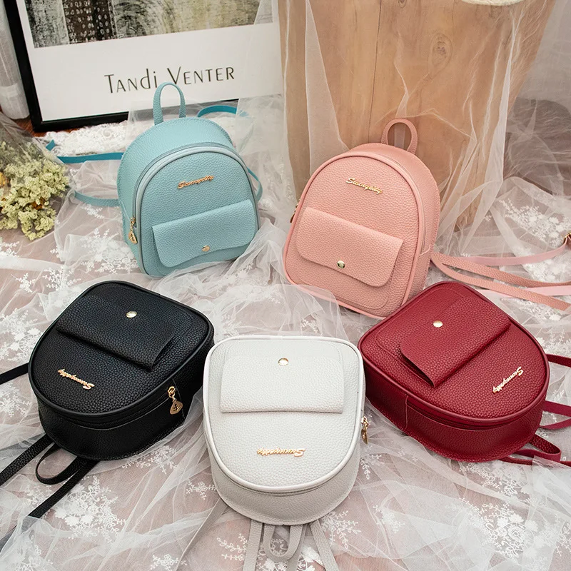 

Mini Backpack Women For Teenage Girls Kids Multi-Functionpu waterproof small woman backpack shoulder bag, Customizable