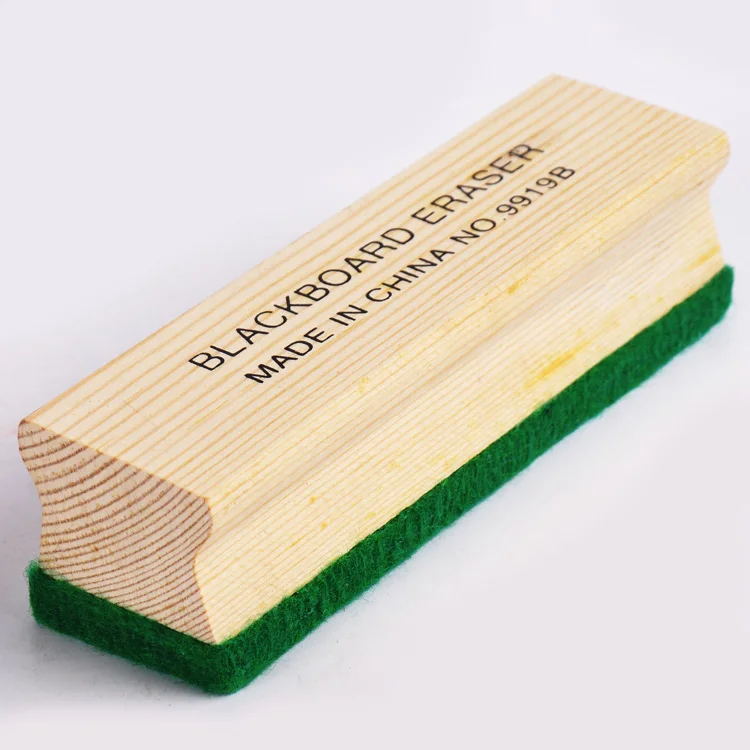 
factory price wholesale blackboard eraser wooden felt blackboard cleaner 