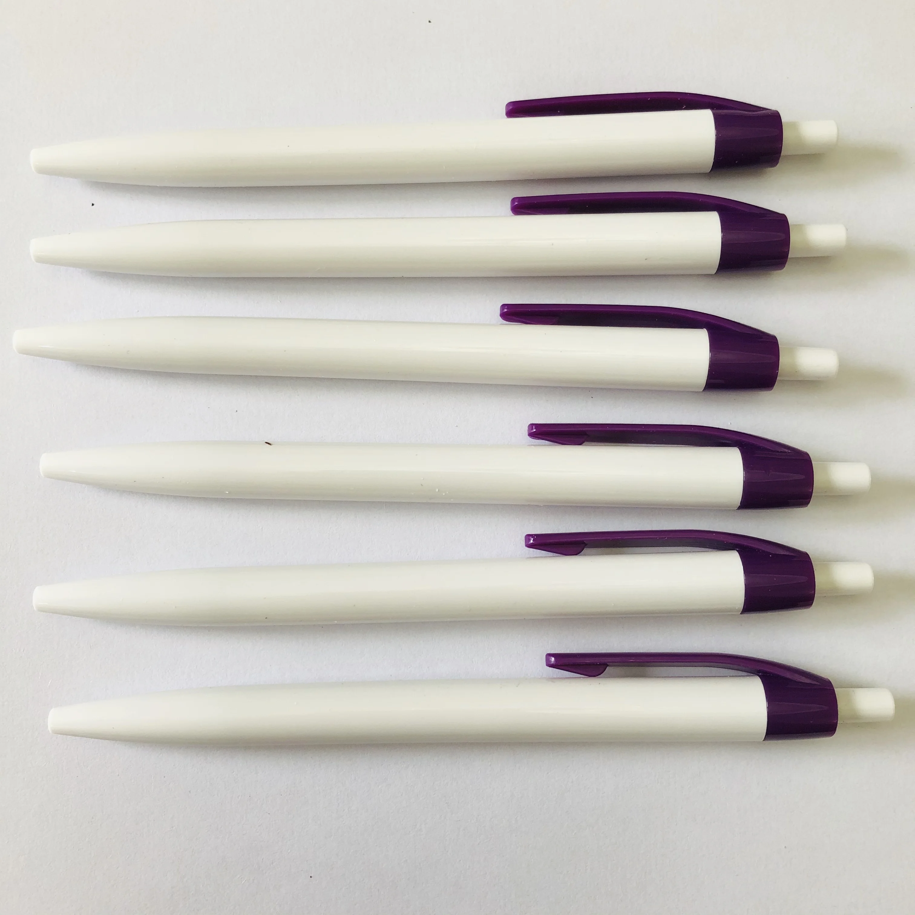 

Promotional Ball Pen Custom Logo Printed Plastic office click type Ballpoint Pen brand company name