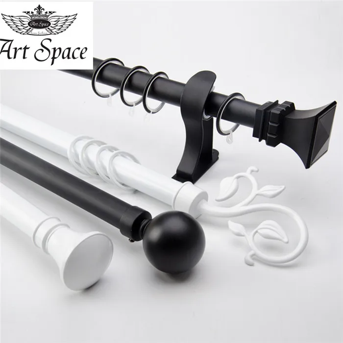 curtain rod decorative head