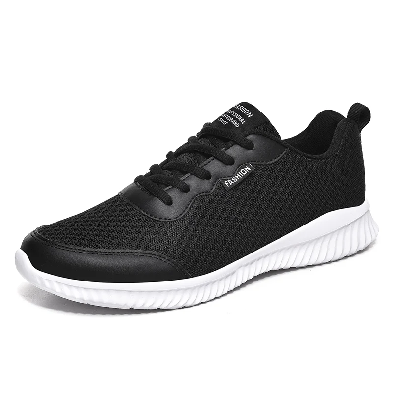 

Best selling men lightweight casual sport shoes sneaker shoes, Black/black+white/grey