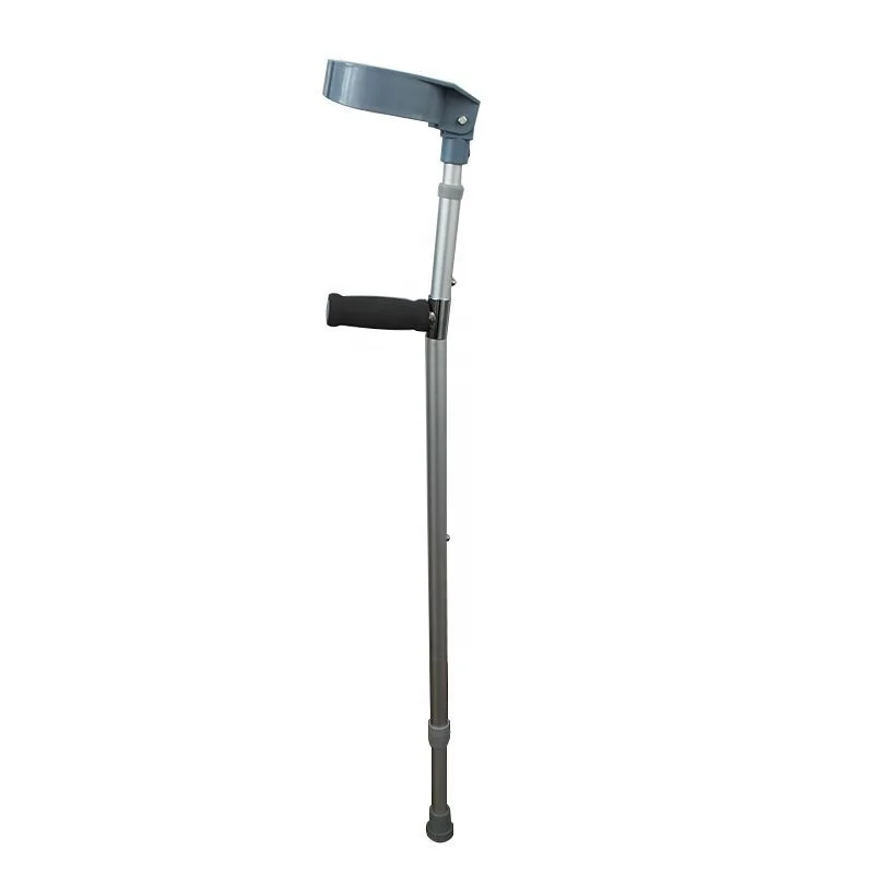 Adjustable Height Forearm Walking Elbow Crutches Cane Rehabilitation