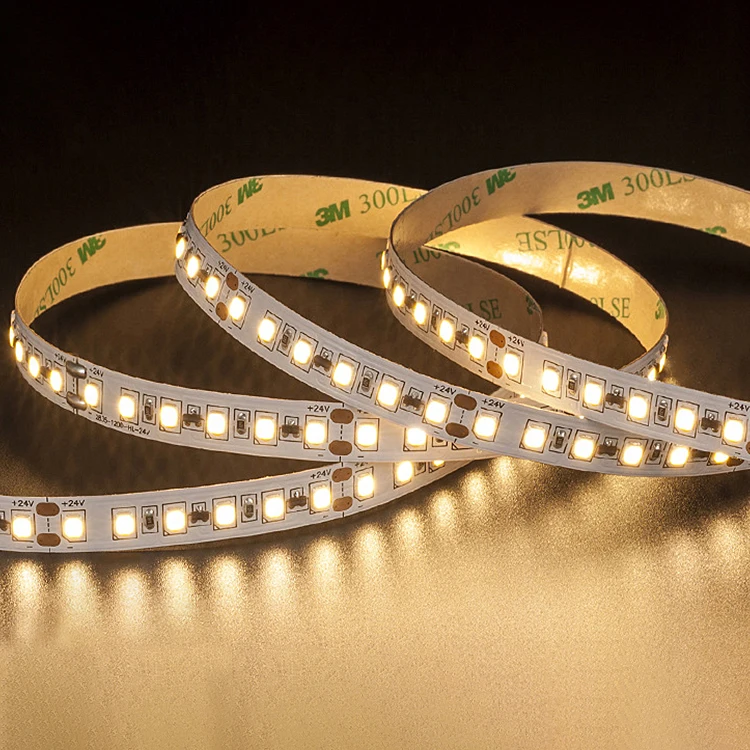 welcome custom high brightness high cri 2835 thickness PCB 120 led per meter 12v 24v led strip light 2700K 3000K 4000K 6000K