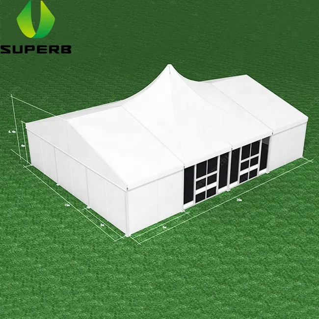 China Manufacturer of different designs and sizes white Wedding Marquee Tents