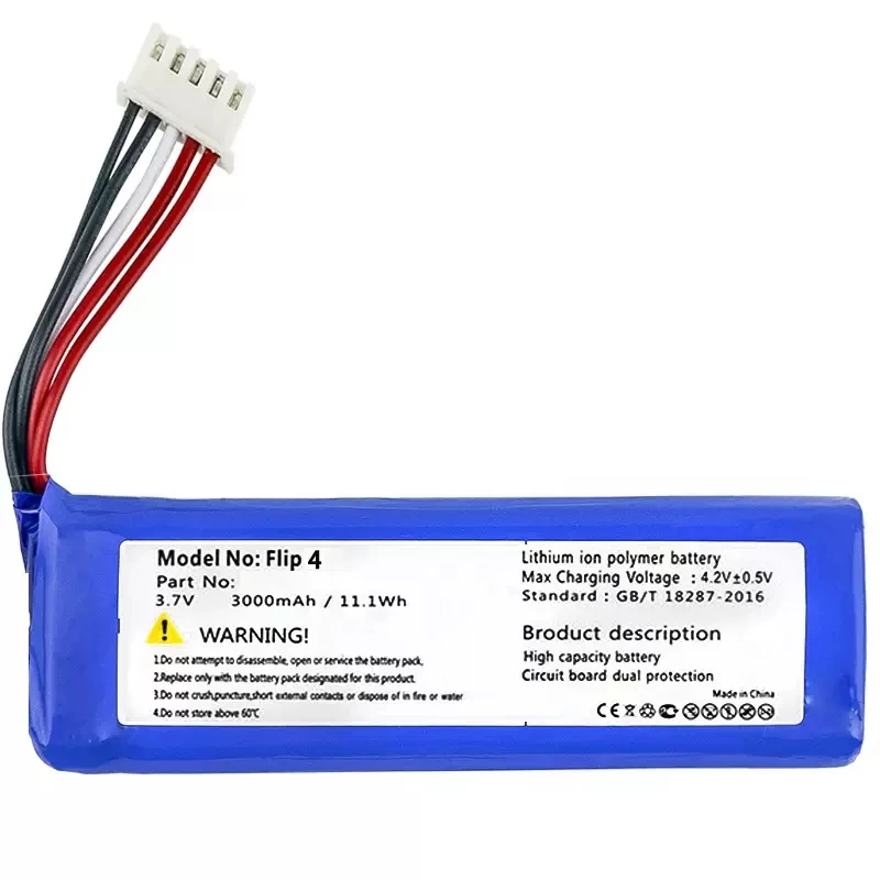 

Factory Wholesales 3000mAh Speaker Battery for JBL Flip 4 GSP872693 01 Flip4 Special Edition