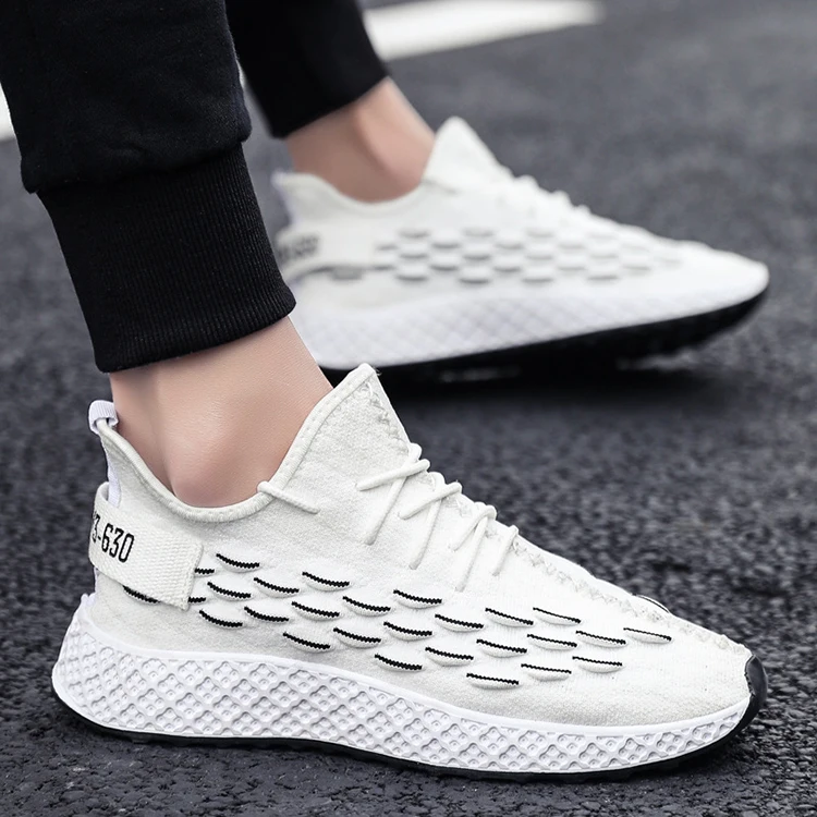 

2020 Fashion New Designs European Style White Shoes Men Basketball