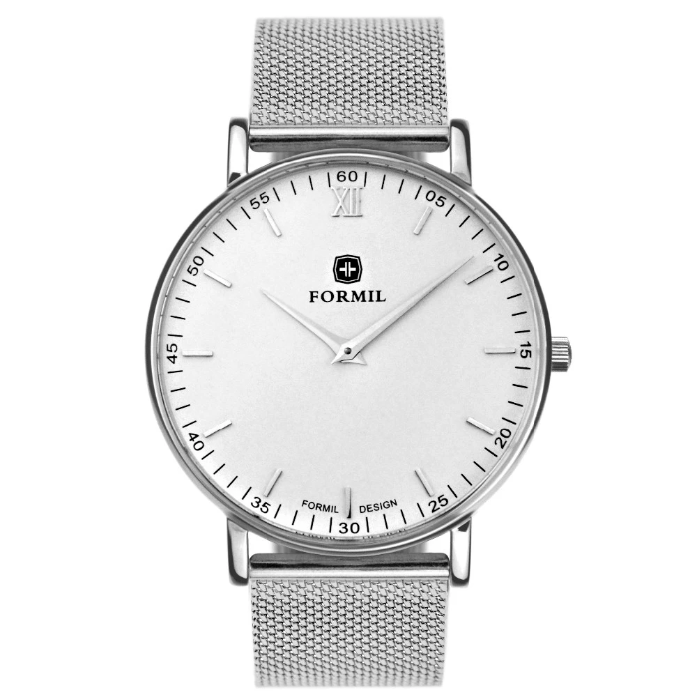 

fashion simple super slim leather band top watches for men