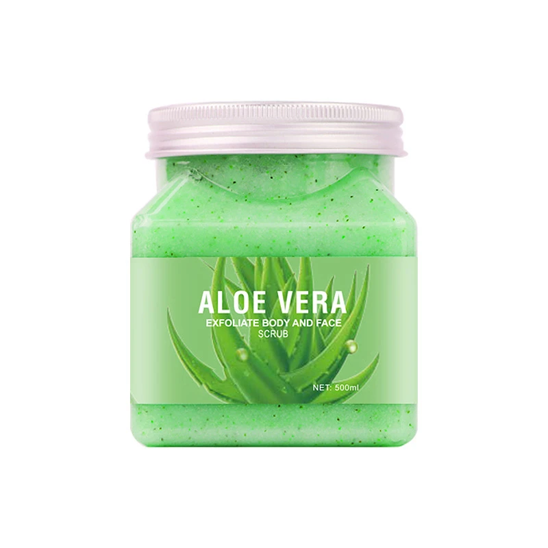 

Private Label Natural Face Scrub Whitening Aloe Vera Body Scrub Brightening Peeling Facial Exfoliating