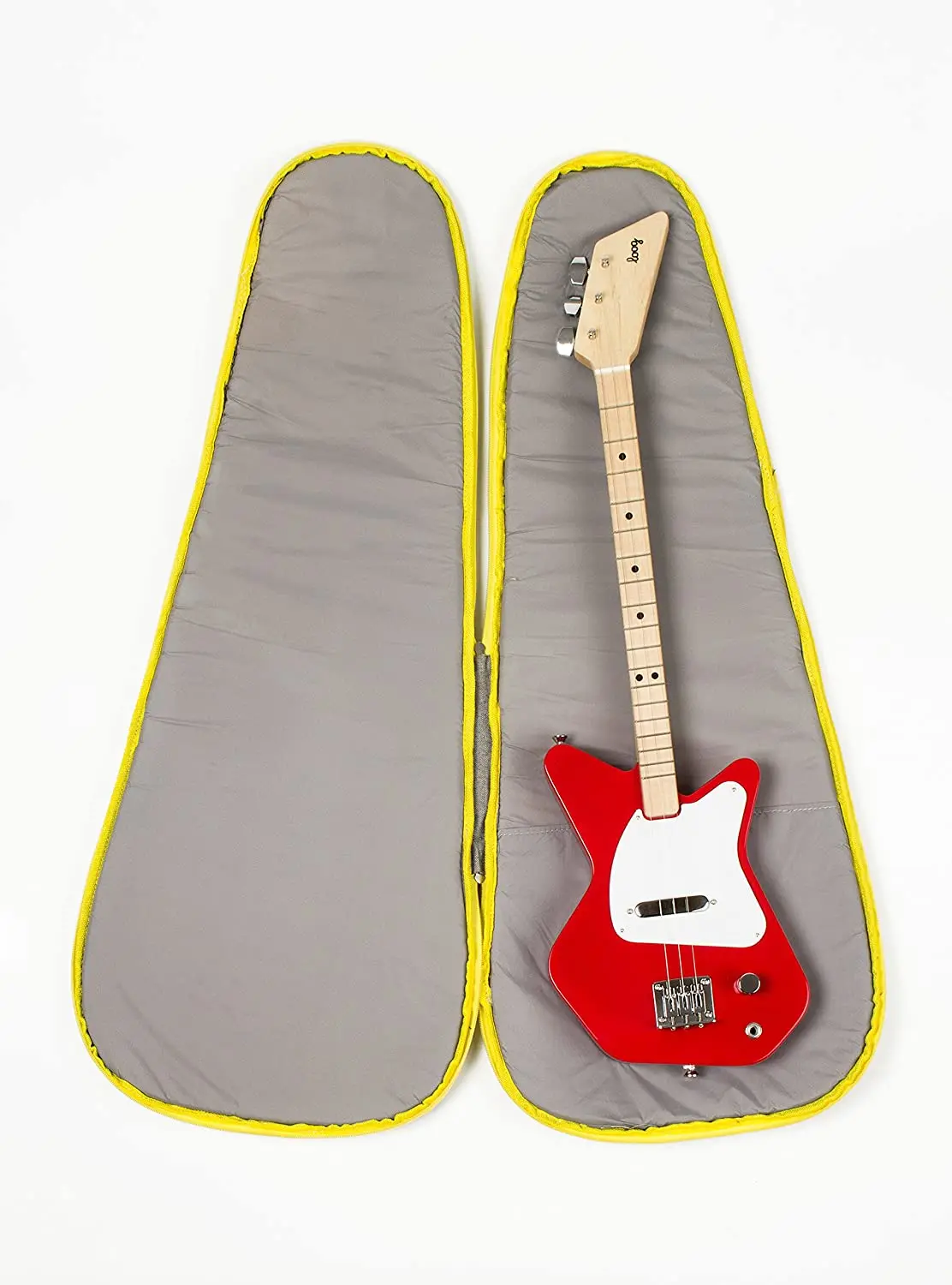 Guitar Bag Padded Electric Guitar Gig Bag Case Padding Dual Adjustable Shoulder Strap Electric Guitar Case Abstract orange 
