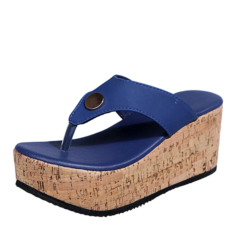 

SPOO3 2021 summer flip flops wedges sandals beach sandals for women, Picture shows