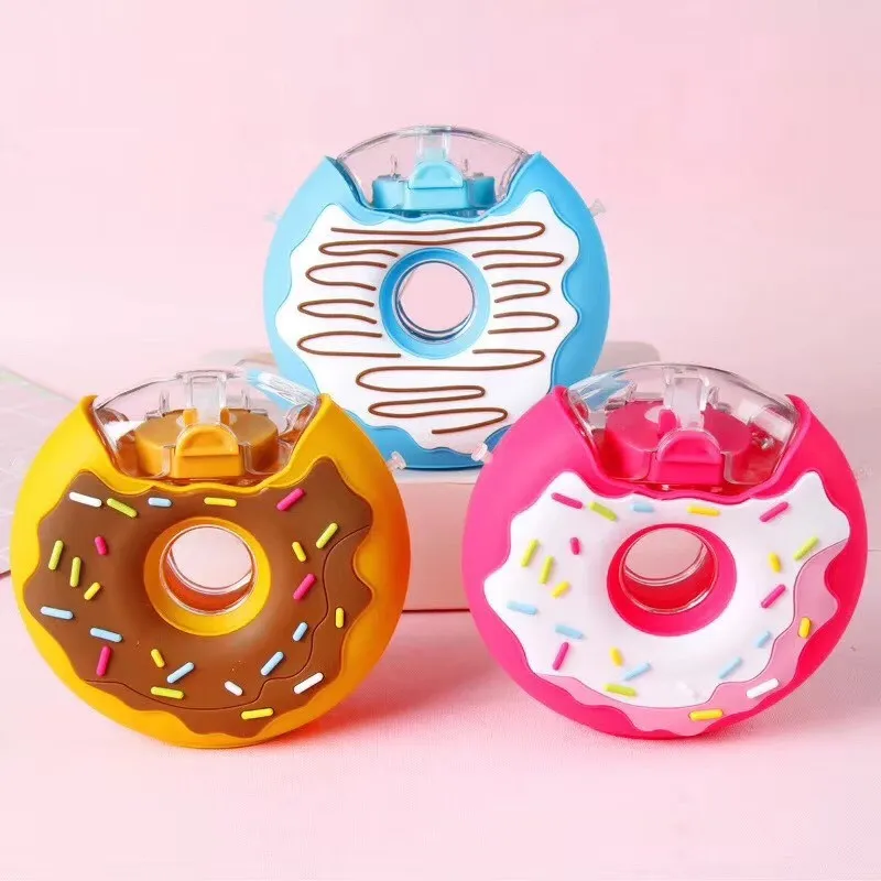 

Water bottle Children Straw Cup Cute plastic cup Donuts style in bulk for baby