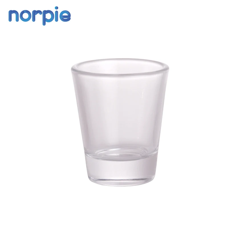 

Wholesale Factory Price 1.5oz Sublimation Transparent Shot Glass