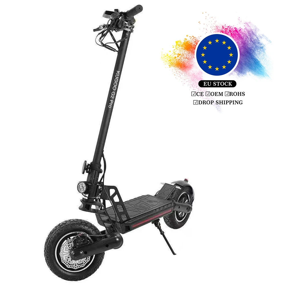 

50KM/H KUGOO G2 PRO Electric Scooter in Europe Poland Warehouse Drop Shipping 10 Inch Big Wheel e Scooter with Seat