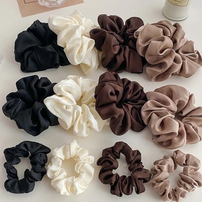 

Fashion Hair Ties Small 8 Cm Scrunchies Middle Scrunchies Oversize Scrunchy Fashion Accessory Hair Decoration Women Girl Lady