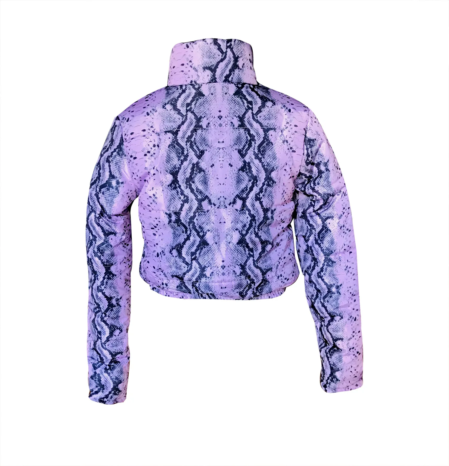 purple bubble coat