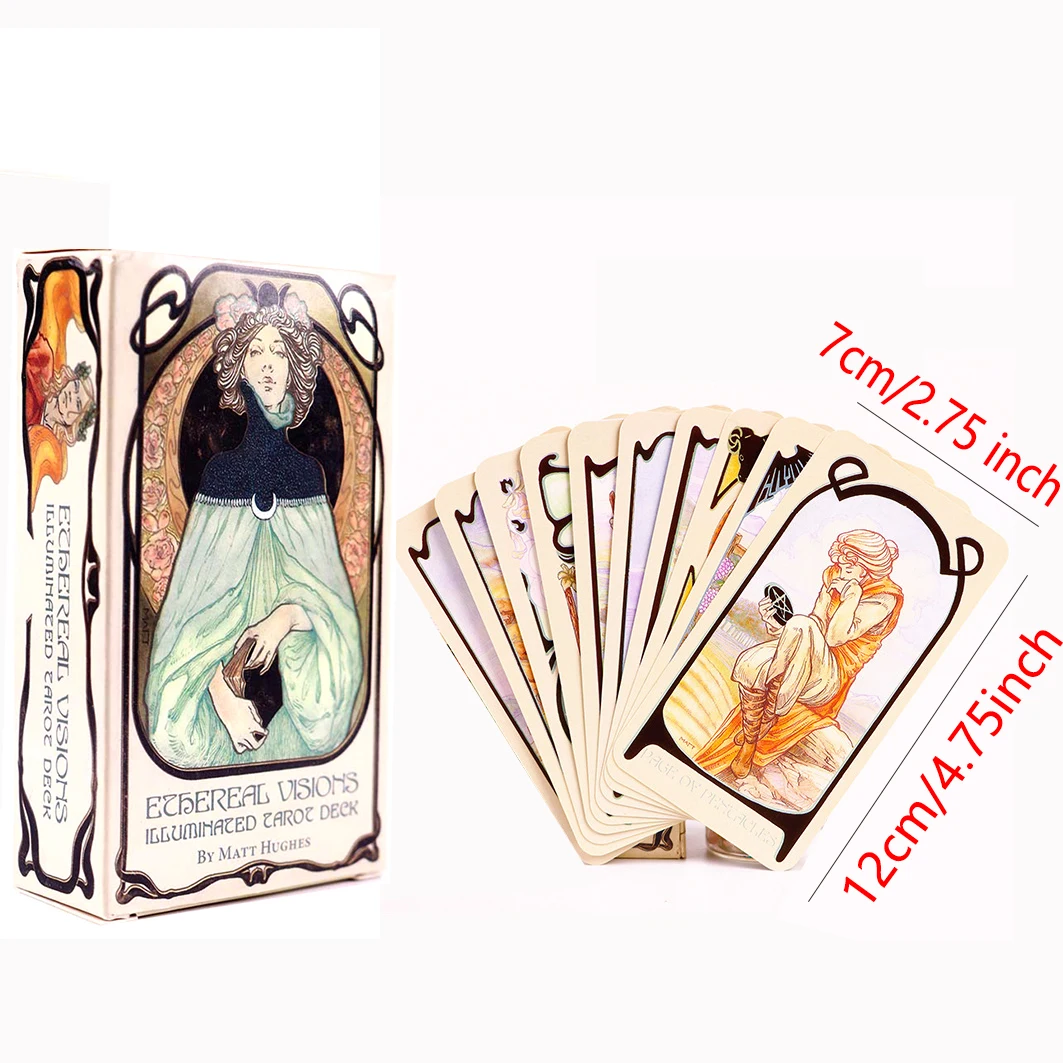 

original 12*7 cm Full English Tarot Deck Cards Game With English Booklet Instructions mermaid tarot Board Game