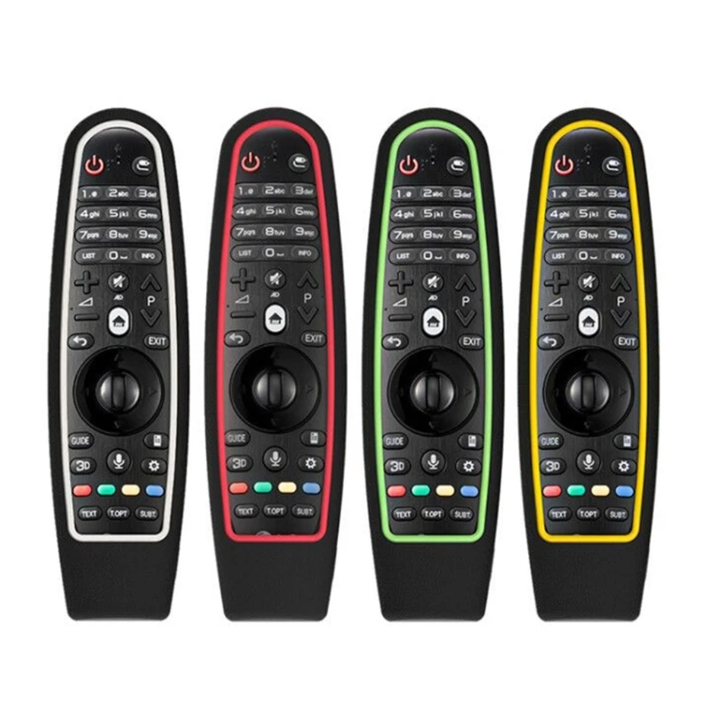 

Dustproof Silicon Case Protective Cover For-LG AN-MR600 AN-MR650 AN-MR18BA MR19BA MR20GA Magic Remote Control Cover, Sapphire(luminous), fluorescent green(luminous), blue, red, black