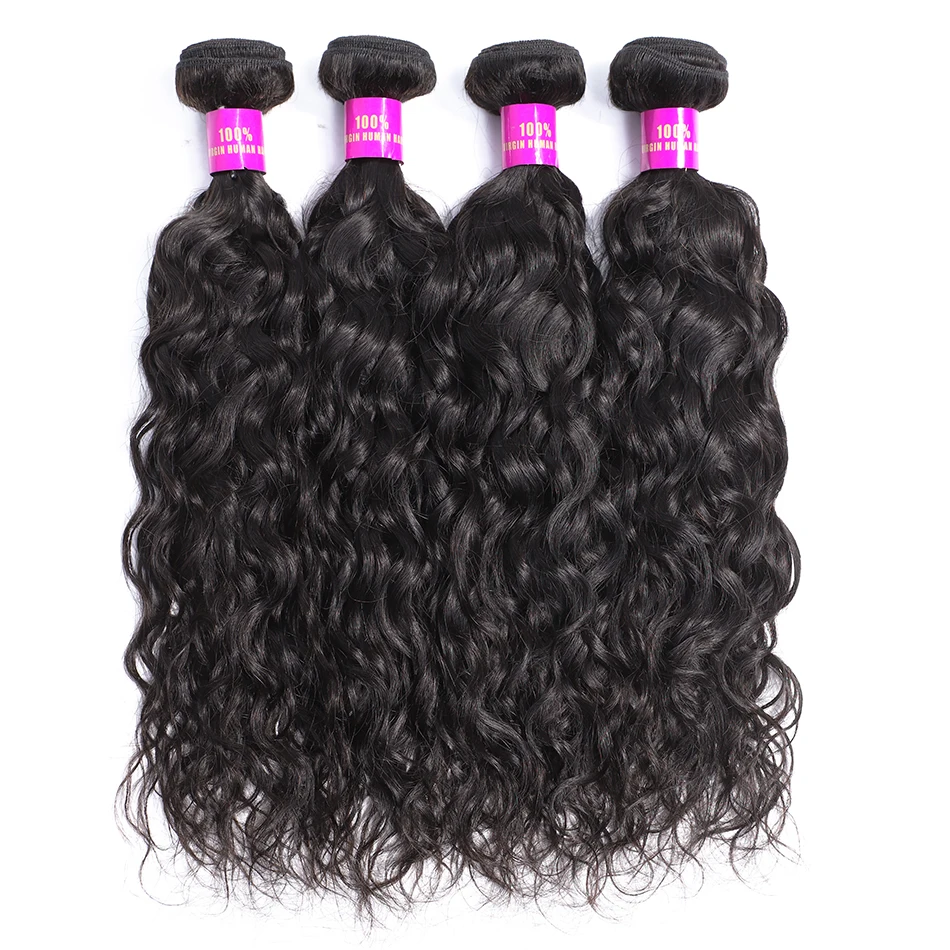 

raw cambodian hair water wave hair bundles cuticle aligned human hair bundles vendors